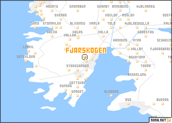 map of Fjärskogen