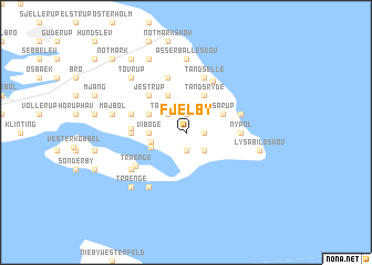 map of Fjelby