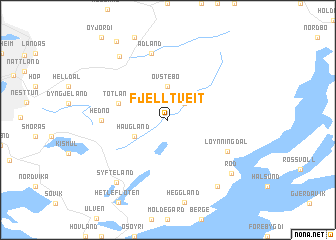 map of Fjelltveit