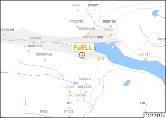 map of Fjell