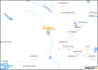 map of Fjell