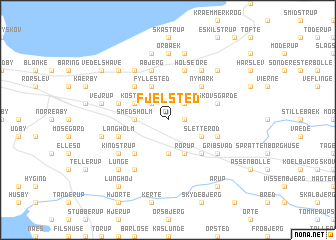 map of Fjelsted