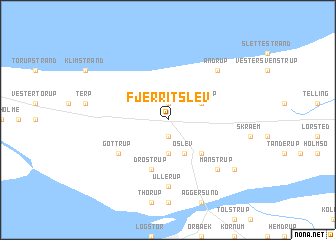 map of Fjerritslev