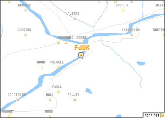 map of Fjuk