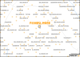 map of Fkih-b-Slimane