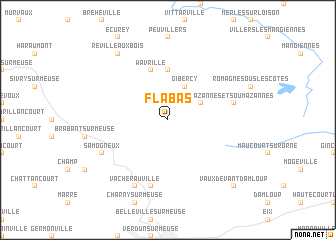 map of Flabas