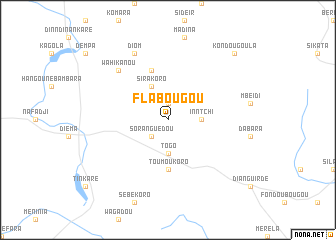map of Flabougou