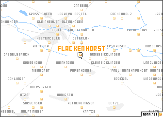 map of Flackenhorst