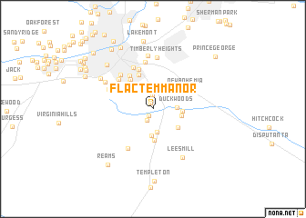 map of Flactem Manor