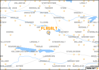 map of Fladalt