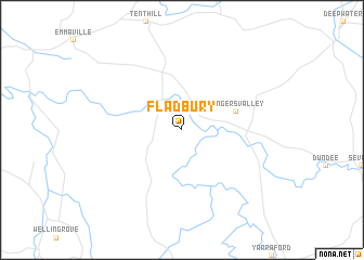 map of Fladbury