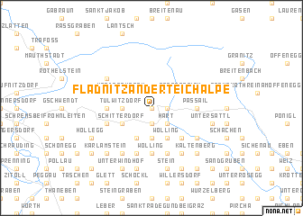 map of Fladnitz an der Teichalpe