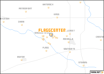 map of Flagg Center