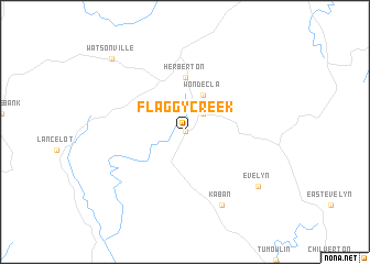 map of Flaggy Creek