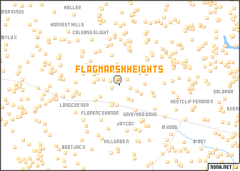 map of Flag Marsh Heights