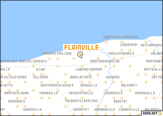 map of Flainville