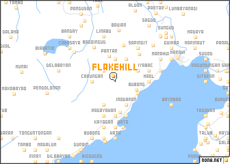 map of Flake Hill