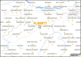 map of Flamatt