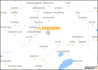 map of Flámbouron