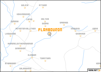 map of Flámbouron