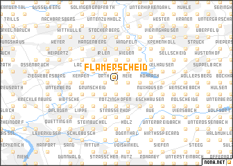 map of Flamerscheid