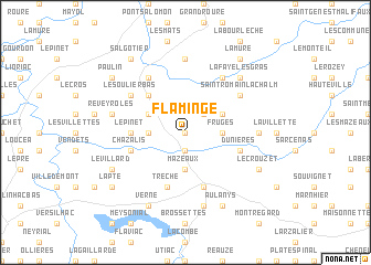 map of Flaminge