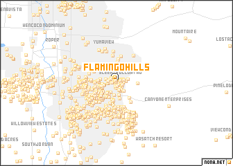 map of Flamingo Hills