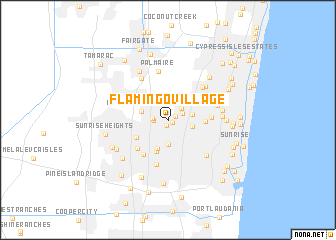 map of Flamingo Village