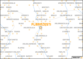 map of Flămînzeşti