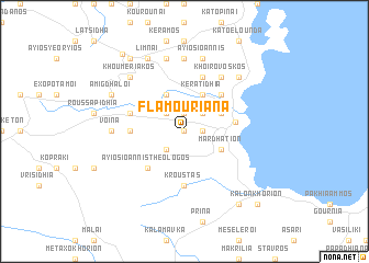 map of Flamourianá