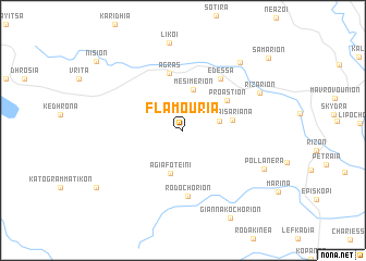 map of Flamouriá