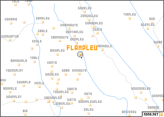 map of Flampleu