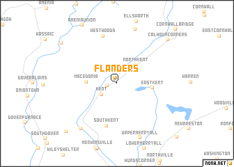 map of Flanders