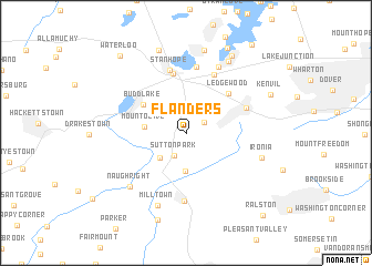 map of Flanders