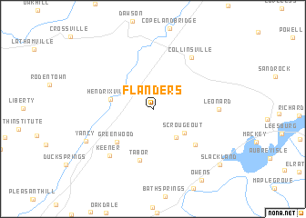 map of Flanders