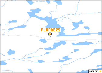 map of Flanders