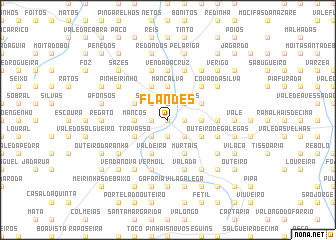 map of Flandes