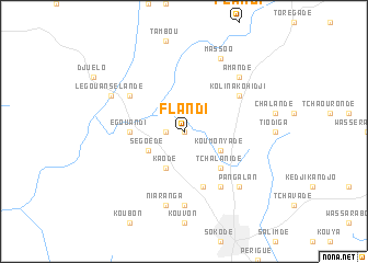 map of Flandi