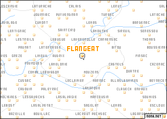 map of Flangeat