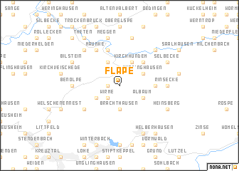 map of Flape