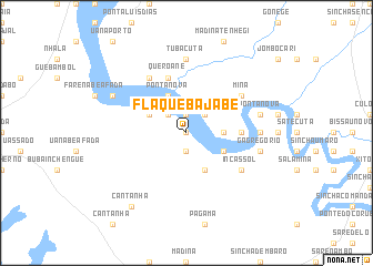 map of Flaque Bajabe