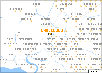 map of Flaque Dulo