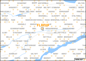 map of Flarup