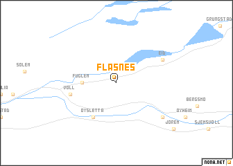 map of Flasnes