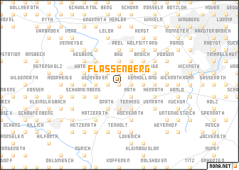 map of Flassenberg