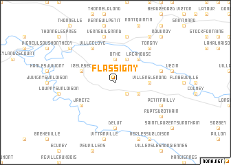 map of Flassigny