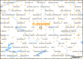 map of Flaßkamp