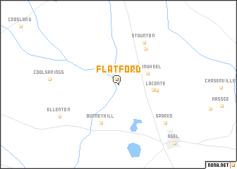 map of Flat Ford