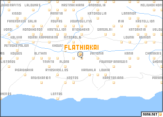 map of Flathiákai