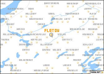 Flatow (Germany) map - nona.net